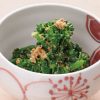 Japanese rapeseed blossoms with sesame dressing